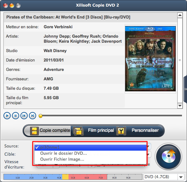 Xilisoft Copie DVD pour Mac